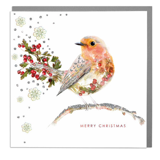 Merry Xmas Bird Card