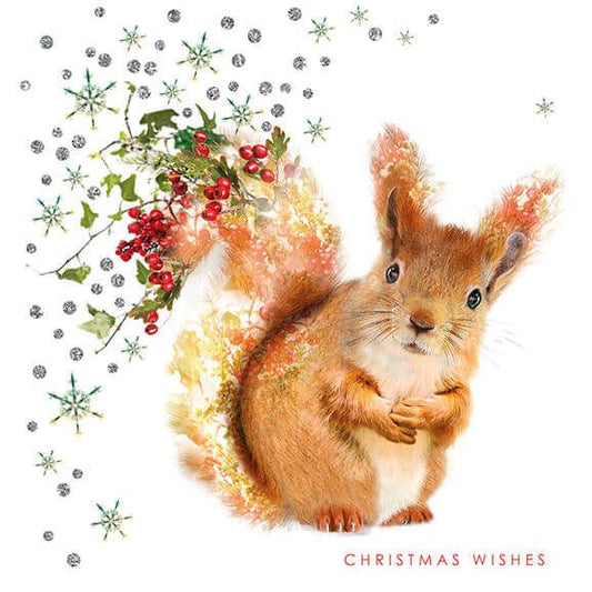 Xmas Wishes, Squirrel Card