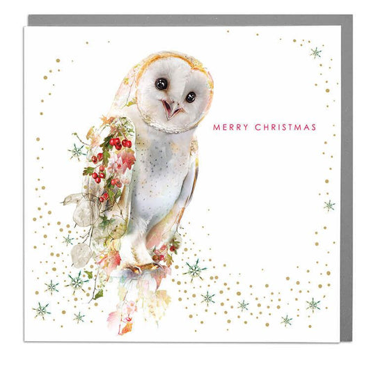 Merry Xmas Owl Card