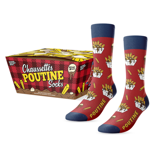 Classic Canadian Poutine Socks