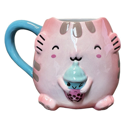 Kitty Bubble Tea Mug