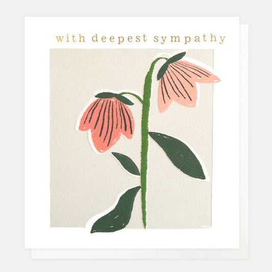 Deepest Sympathy, Flower Card