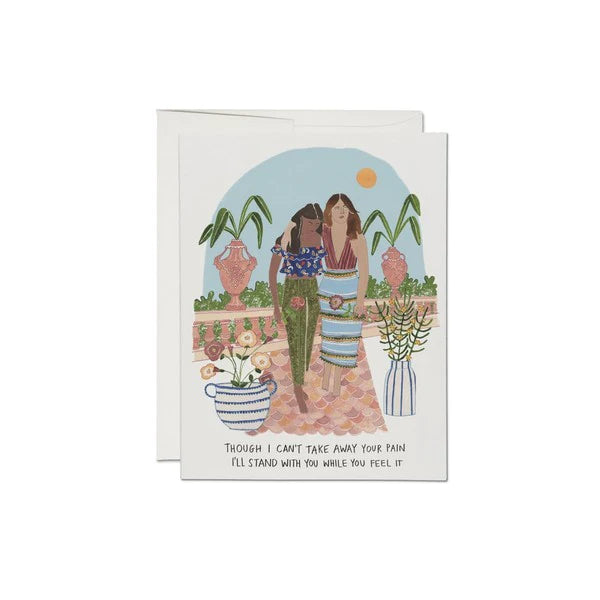 Stand With You Sympathy Card