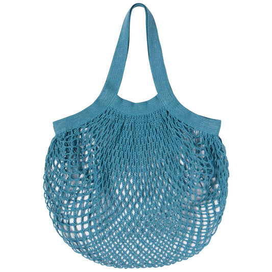 Petite Le Marche Blue Net Shopping Bag