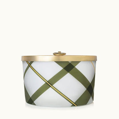 Frasier Fir Plaid Large Poured Candle 3-Wick