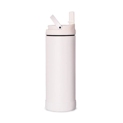 White Iconic Pop Fidget Water Bottle
