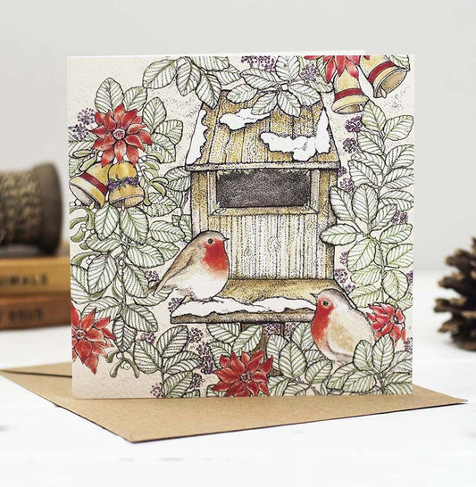 Nesting Box Robin Card