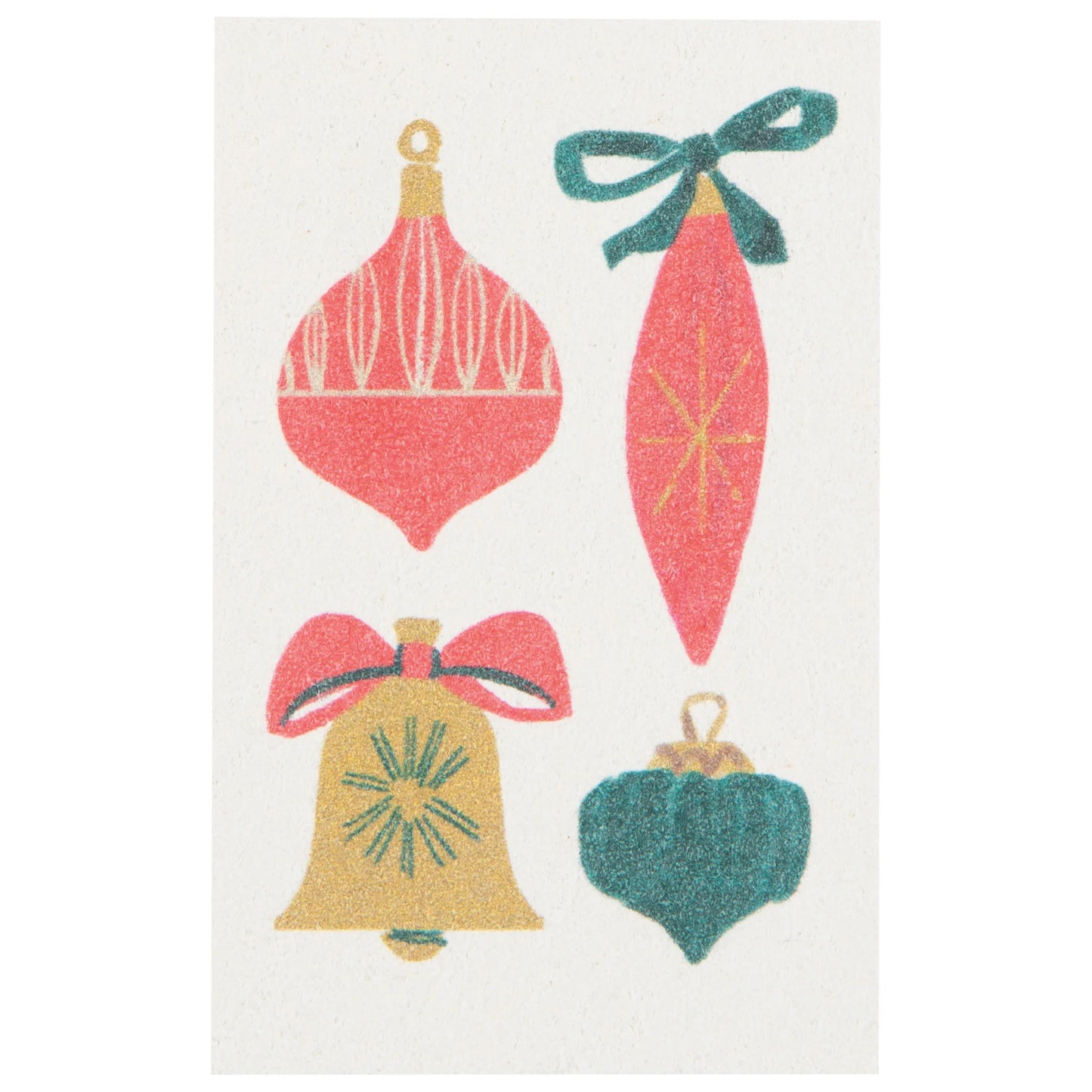 Festive Fir Christmas PopUp Sponge Set of 4