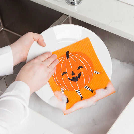Swedish Dishcloth Boo Crew Pumpkin