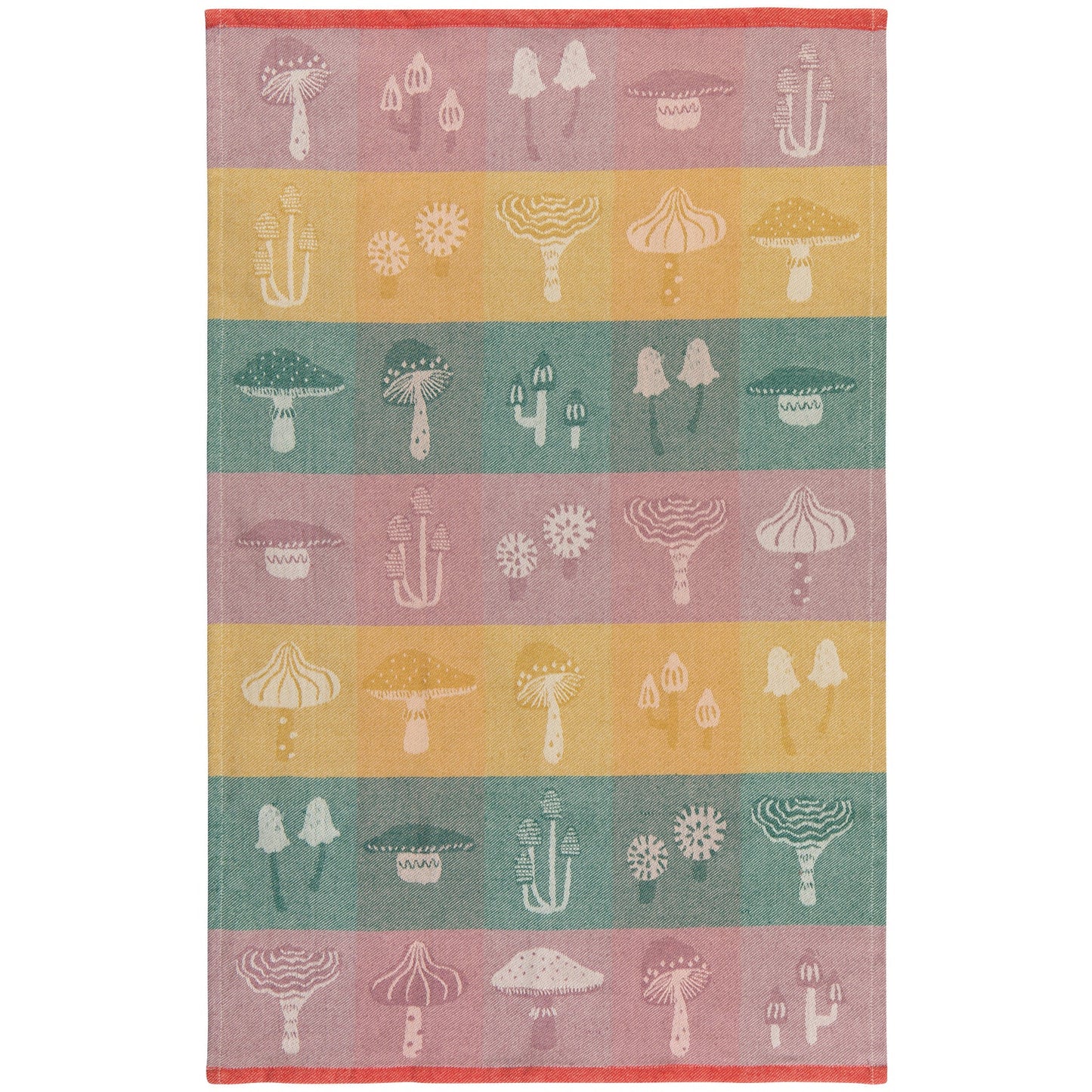Mushroom Gems Jacquard Tea Towel