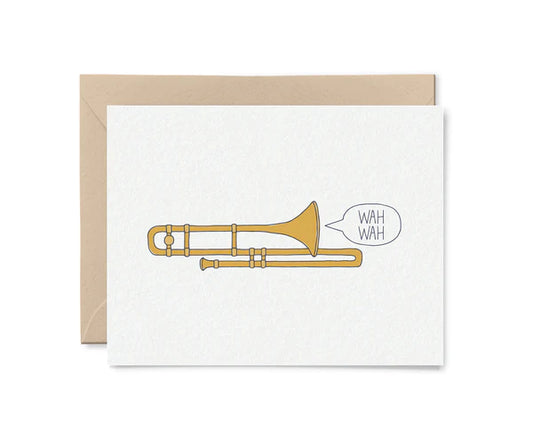 Wah Wah Sad Trombone Card