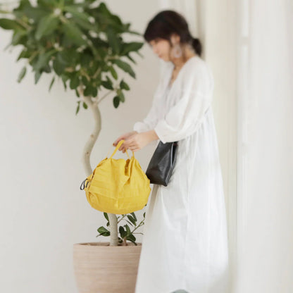 Shupatto Compact Reusable Bag Small Karashi Mustard