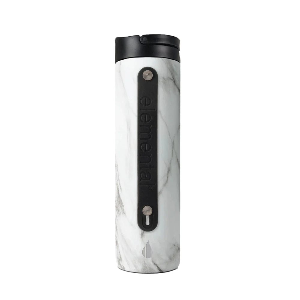 White Marble Iconic Water Bottle