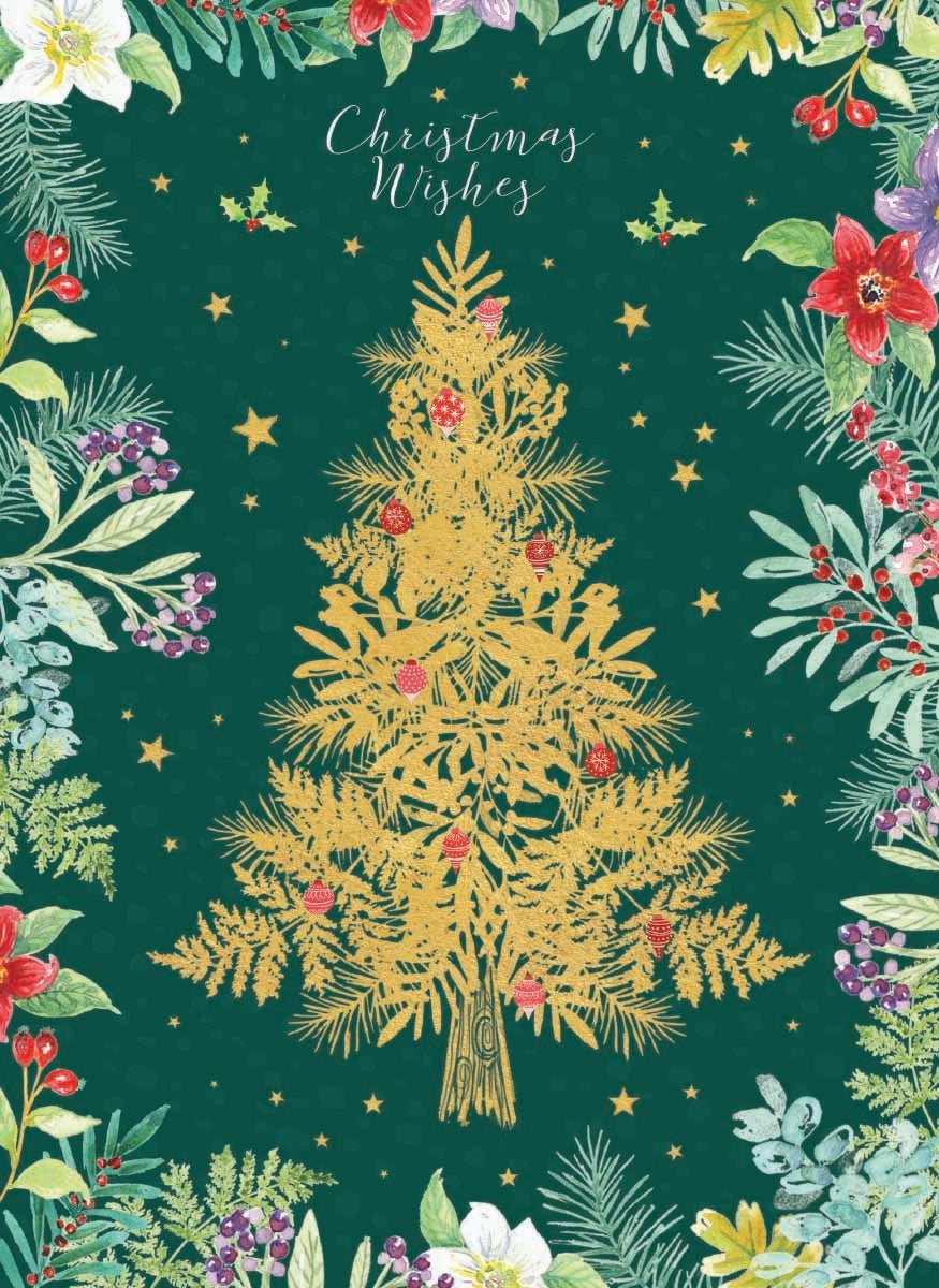 Gold Tree Card