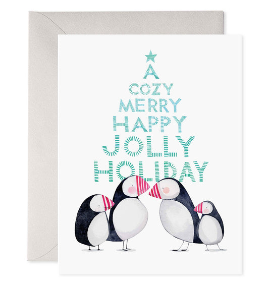 Jolly Puffins Card