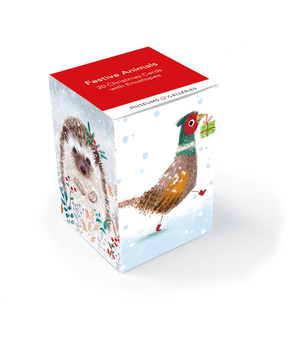 Festive Animals Mini Boxed Holiday Cards