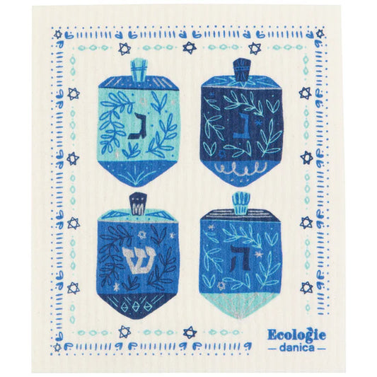 Swedish Dishcloth Dreidels