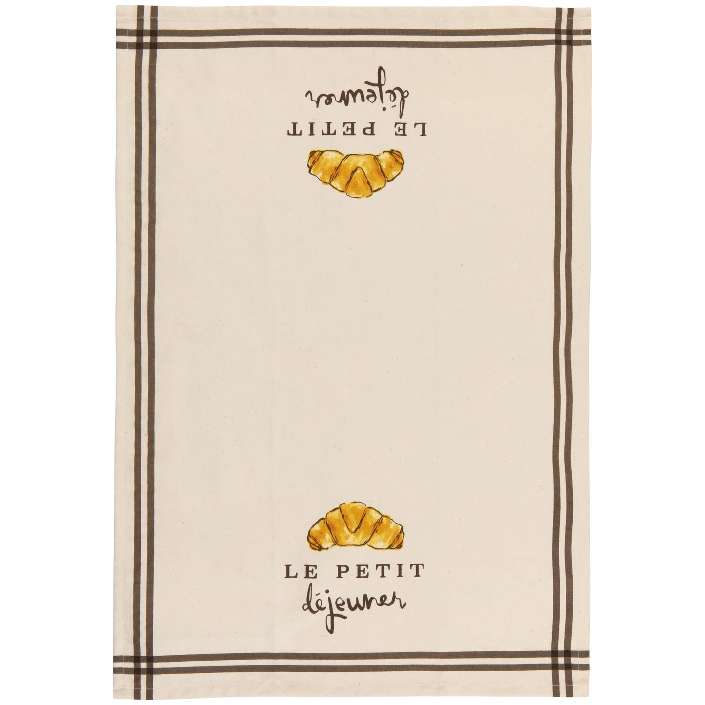 Le Petit Dejeuner Printed Tea Towel