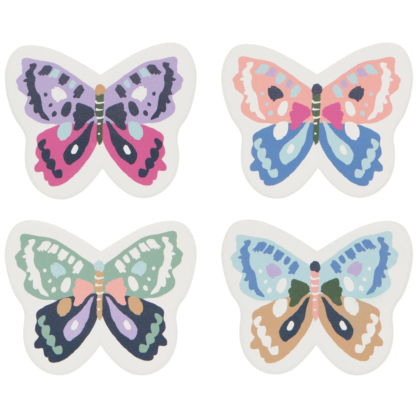 Flutter By Soak Up Coasters Set of 4