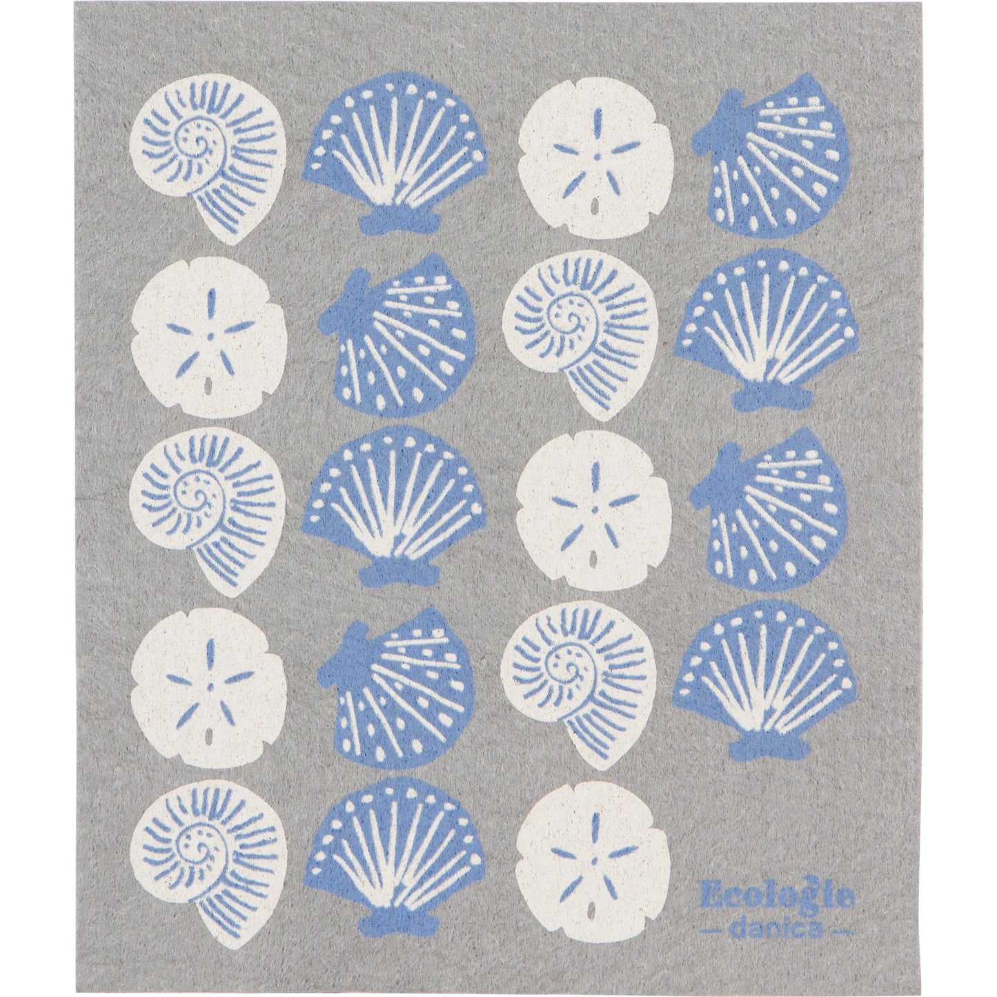 Swedish Dishcloth Seaside Shells