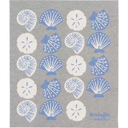Swedish Dishcloth Seaside Shells