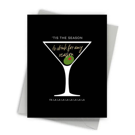 Drinking Season Holiday Party Cards