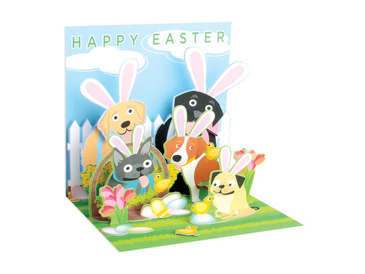 Pop-Up Easter Dogs Card