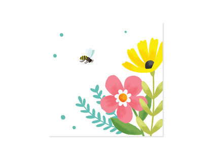 Pop-up Bees And Flowers Card