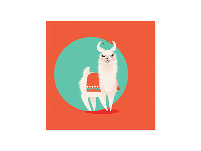 Pop-Up Llama Birthday Card