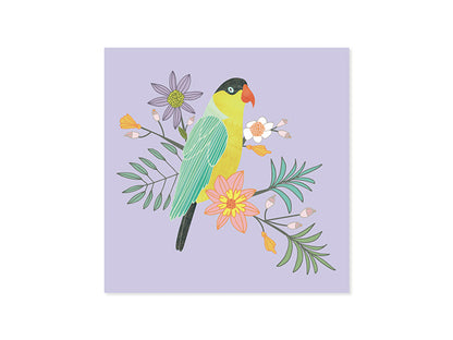 Pop-Up Tropical Birds Card