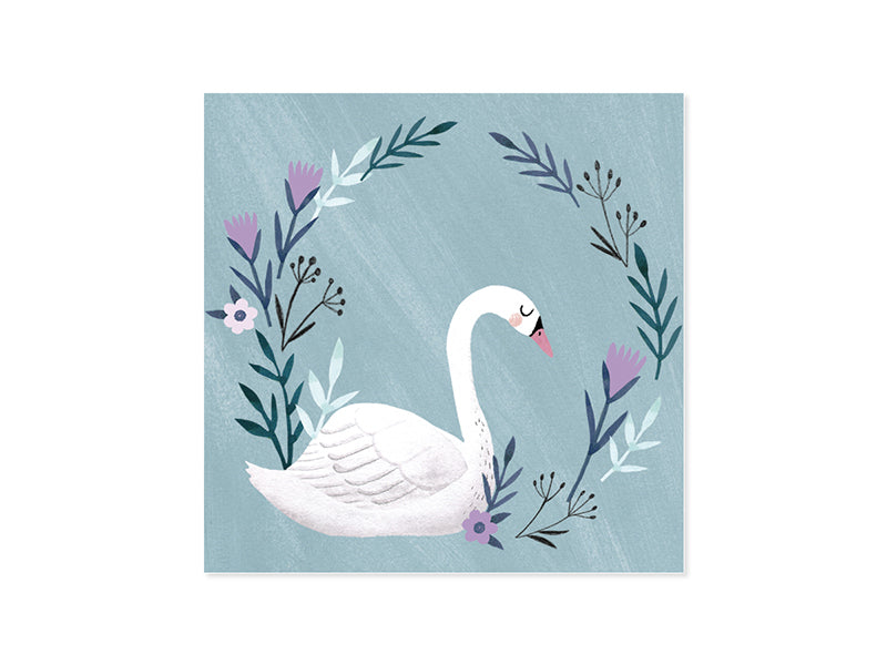 Pop-up Swan Lake Card