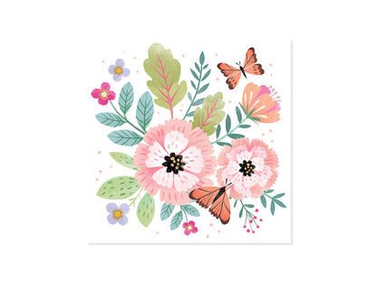 Pop-Up Floral Envelope Card