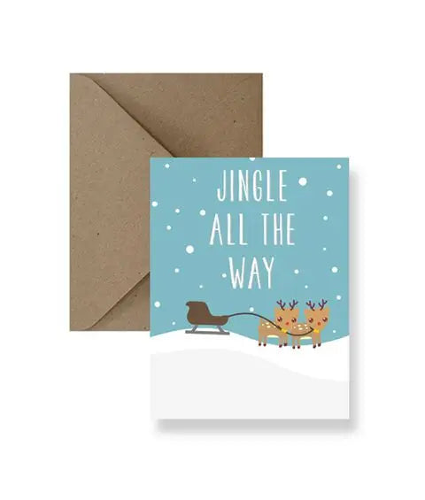 Jingle All The Way Greeting Card