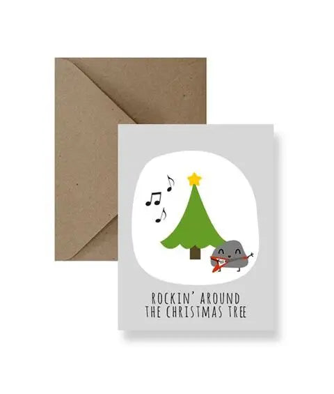 Rockin' Around The Christmas Tree Greeting Card