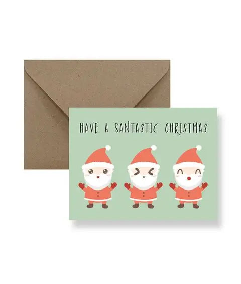Have A Santastic Christmas Greeting Card