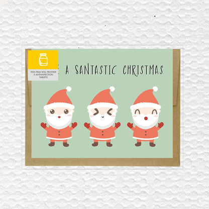 Have A Santastic Christmas Greeting Card
