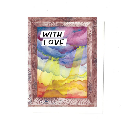 With Love Sunset Card
