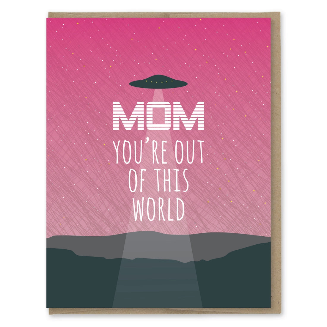Mom Out of His World UFO Card