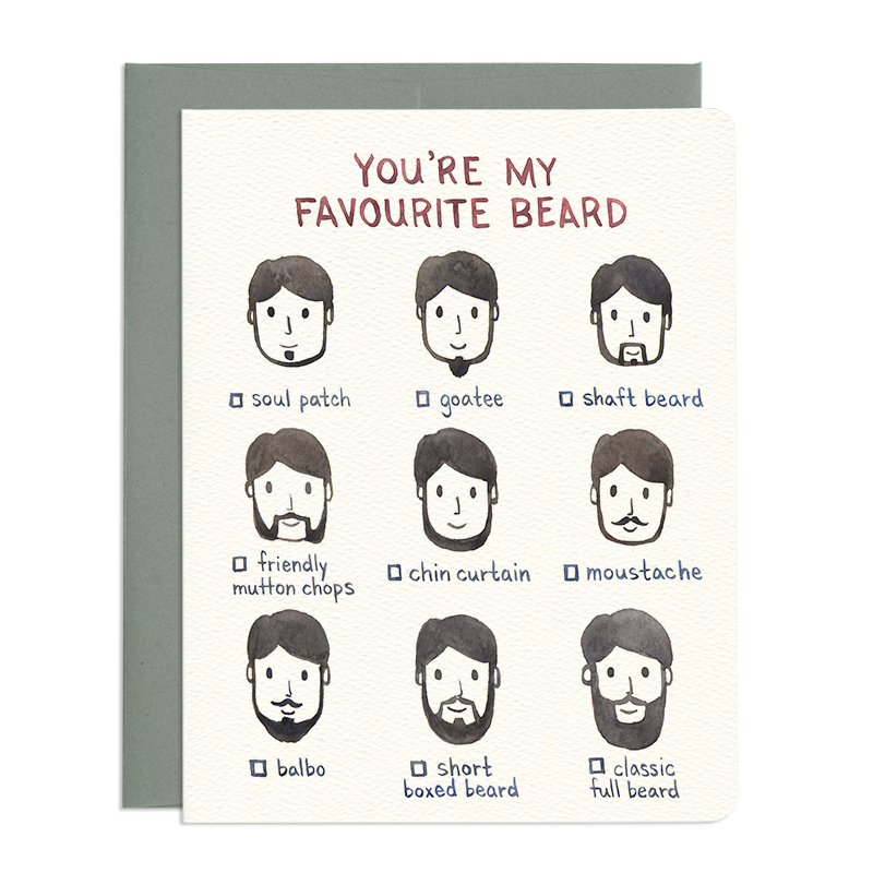 Favourite Beard Love Card