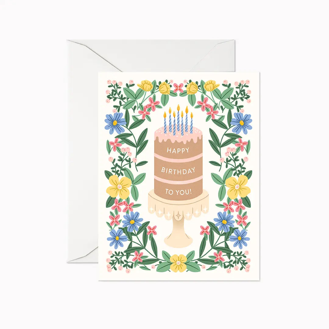 Happy Birthday Cake Card