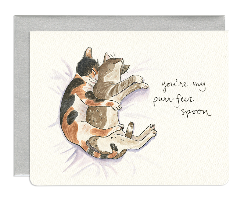 Purr-fect Spoon Card