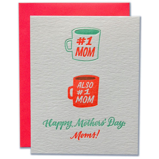 No.1 Moms Mother's Day Card