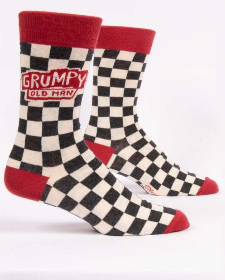 Men’s Crew Socks Grumpy Old Man