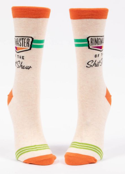 Women's Crew Socks Ringmaster Sh*t Show