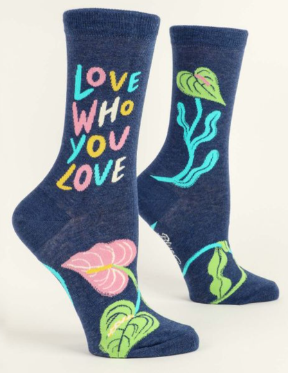 Women's Crew Socks Love Who You Love
