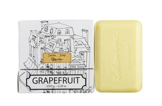 White Boxed Soap Bar Grapefruit