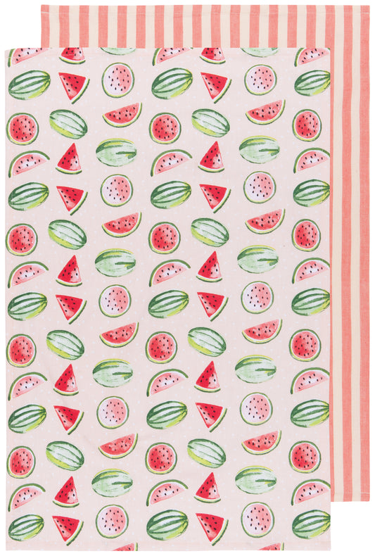 Tea Towel Set Of 2 Watermelon