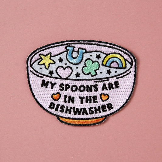 #10 My Spoons Are In The Dishwasher Iron-on Patch