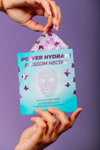 Power Hydrate Blossom Nectar Metallic Face Sheet Mask