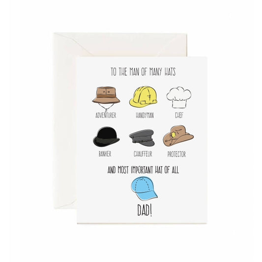 To The Man Of Many Hats Card